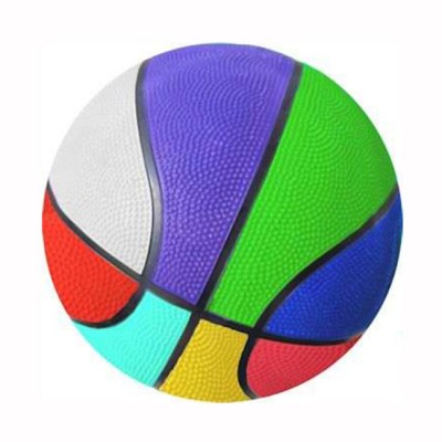 2020 Yiwu factory wholesale price size 7 custom logo basketball cheap colorful rubber basketball  for promotion