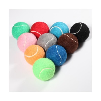 hot sale custom logo wholesale cheap price dog pet cricket tennis ball baby toy balls Beginner training