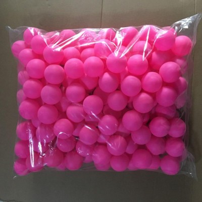 custom 40mm plastic PP color toy Pink Ping pong ball table tennis balls