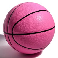 black basquetebol street custom logo PU leather molten women pink blue green purple basketball ball