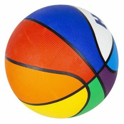 Yiwu Newest wholesale price size 7 custom logo basketball cheap colorful rubber basketball  for promotion