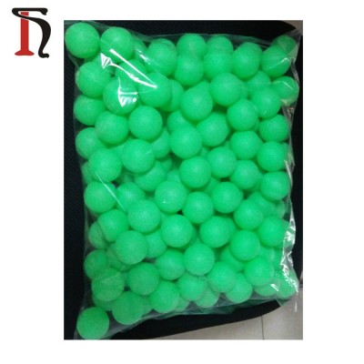 Customize logo color bats cricket light green PP material 40mm table tennis ball