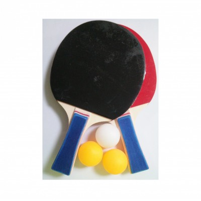 wholesale Table Tennis bat set with 3 balls Pimples In Raqueta de tenis de mesa ping pong paddle racket carry bag