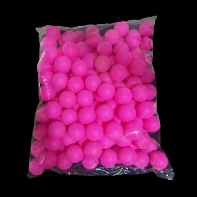 wholesale pink  color  40mm seamless ping  pong  custom printing matted surface ping pong ball