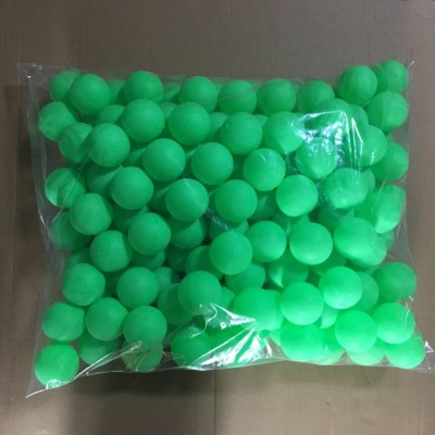 Fill pool beer pong green custom  40mm plastic PP color toy Ping pong ball table tennis balls