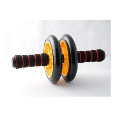 Wholesale Price ABS Plastic Workout Equipment Exercise Abdominal Double Wheel Roller