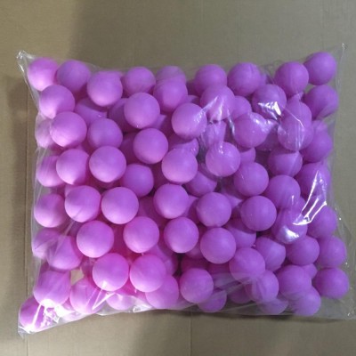 Fill pool beer pong Purple 40mm plastic PP color toy Ping pong ball table tennis balls